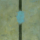 Blue on Ochre
